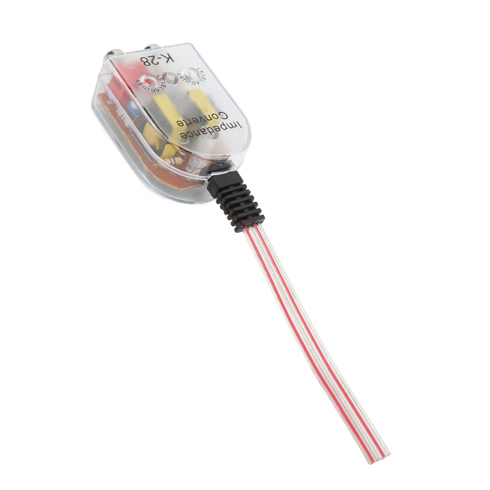 Universal Car Impedance Converter Transparent Adapter For Auto Audio Systems 6911376080579