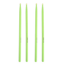2 Paar Drumsticks aus Holz 5A farbig für Kinder