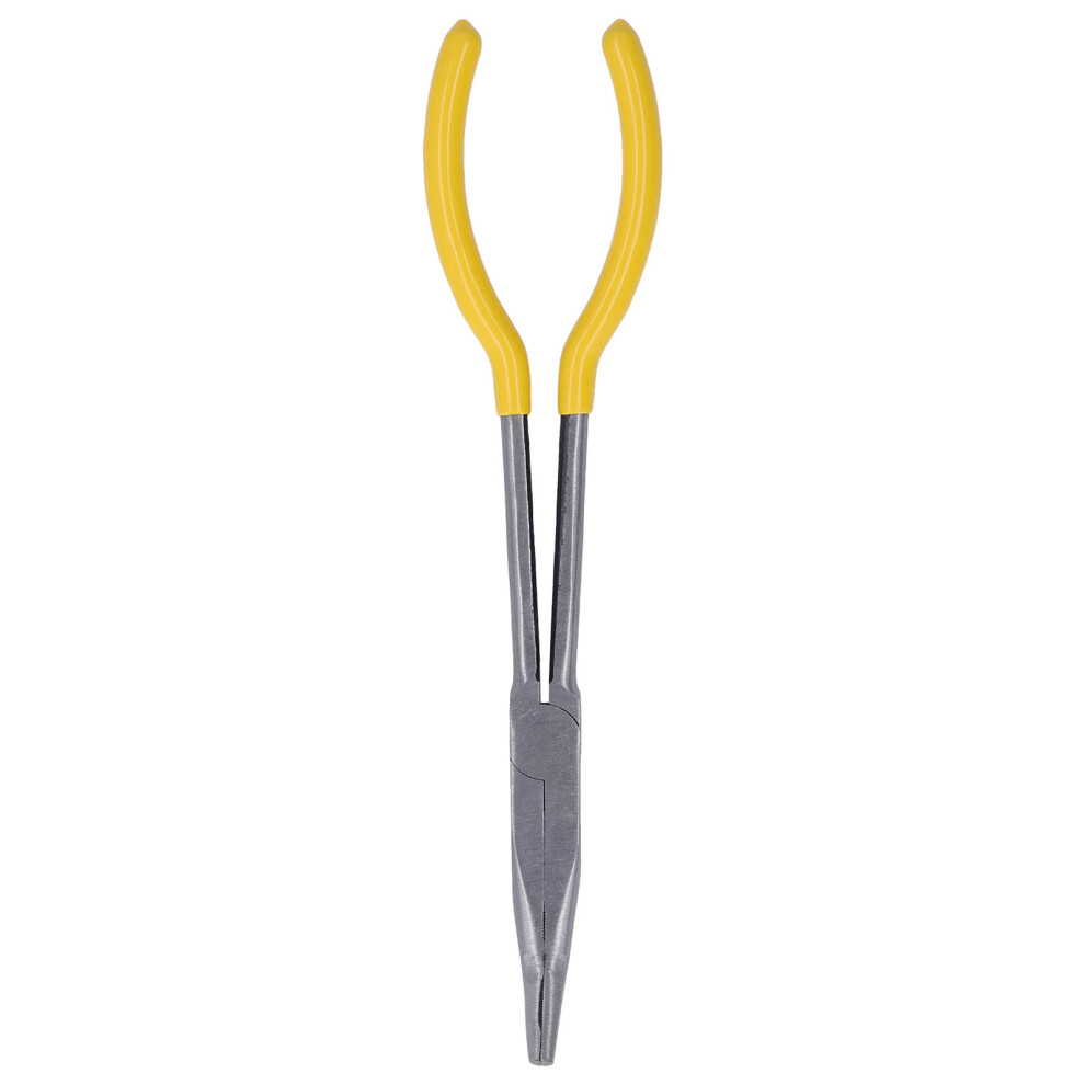 Professional 11In Needle Nose Pliers 45# Steel Long Reach For Wires & Cables 4141376082347