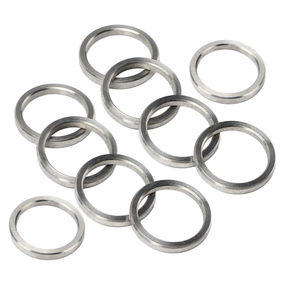 Stainless Steel Washer Spacers 10 Pcs 15Mm Od 12Mm Id Hardware Set 5091376085208