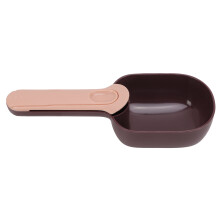 Tierfutter-Schaufel mit Langem Griff – ABS, 19,7 cm, Kaffee-Pink