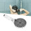 High Pressure Handheld Shower Head ABS Silver G1/2 Thread, Lightweight 4