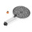 High Pressure Handheld Shower Head ABS Silver G1/2 Thread, Lightweight 12