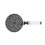 High Pressure Handheld Shower Head ABS Silver G1/2 Thread, Lightweight 9