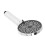 High Pressure Handheld Shower Head ABS Silver G1/2 Thread, Lightweight 13