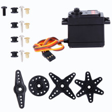 Digital Servo Motor High Torque Metal Gear High Speed Torque Digital Servo Motor Stable And Shock Proof Dual Ball Bearing Lightweight For Rc Robot Hel