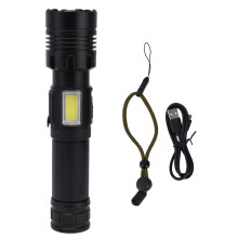 Rechargeable High Lumen Flashlight, 990,000 Lumens Super Bright Magnetic Base Work Light, 7 Lighting Modes, USB Rechargeable with Power Bank Function