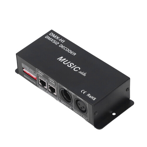 4-Kanal DMX512 LED Dimmer Controller, 12V-24V, 16,4 cm