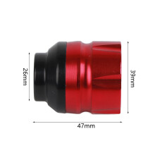 Motorcycle CNC Aluminum Alloy Front Fork Slider Crash Protector Red
