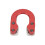 Red Aluminum Alloy D Loop for Compound Bows, 7g Archery Accessory 15