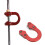 Red Aluminum Alloy D Loop for Compound Bows, 7g Archery Accessory 16