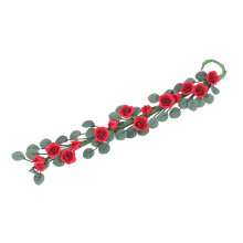 1:12 Miniaturrosenranke für Puppenhaus-Blumenaccessoire und Dekoration
