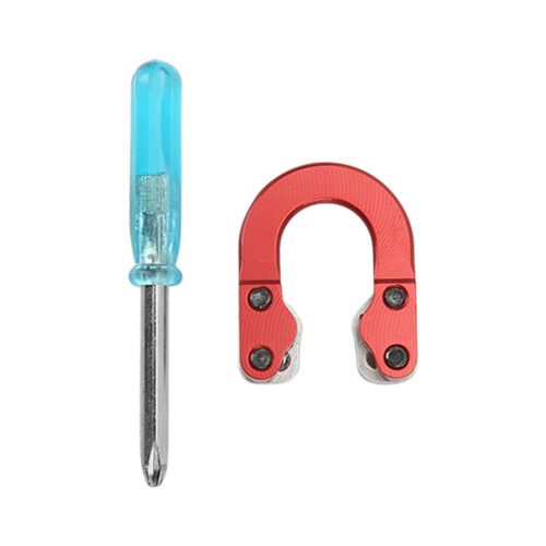 Red Aluminum Alloy D Loop for Compound Bows, 7g Archery Accessory 1