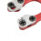 Red Aluminum Alloy D Loop for Compound Bows, 7g Archery Accessory 10