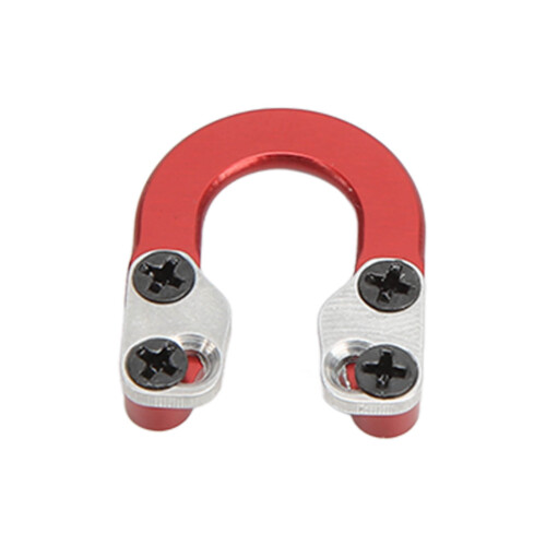 Red Aluminum Alloy D Loop for Compound Bows, 7g Archery Accessory