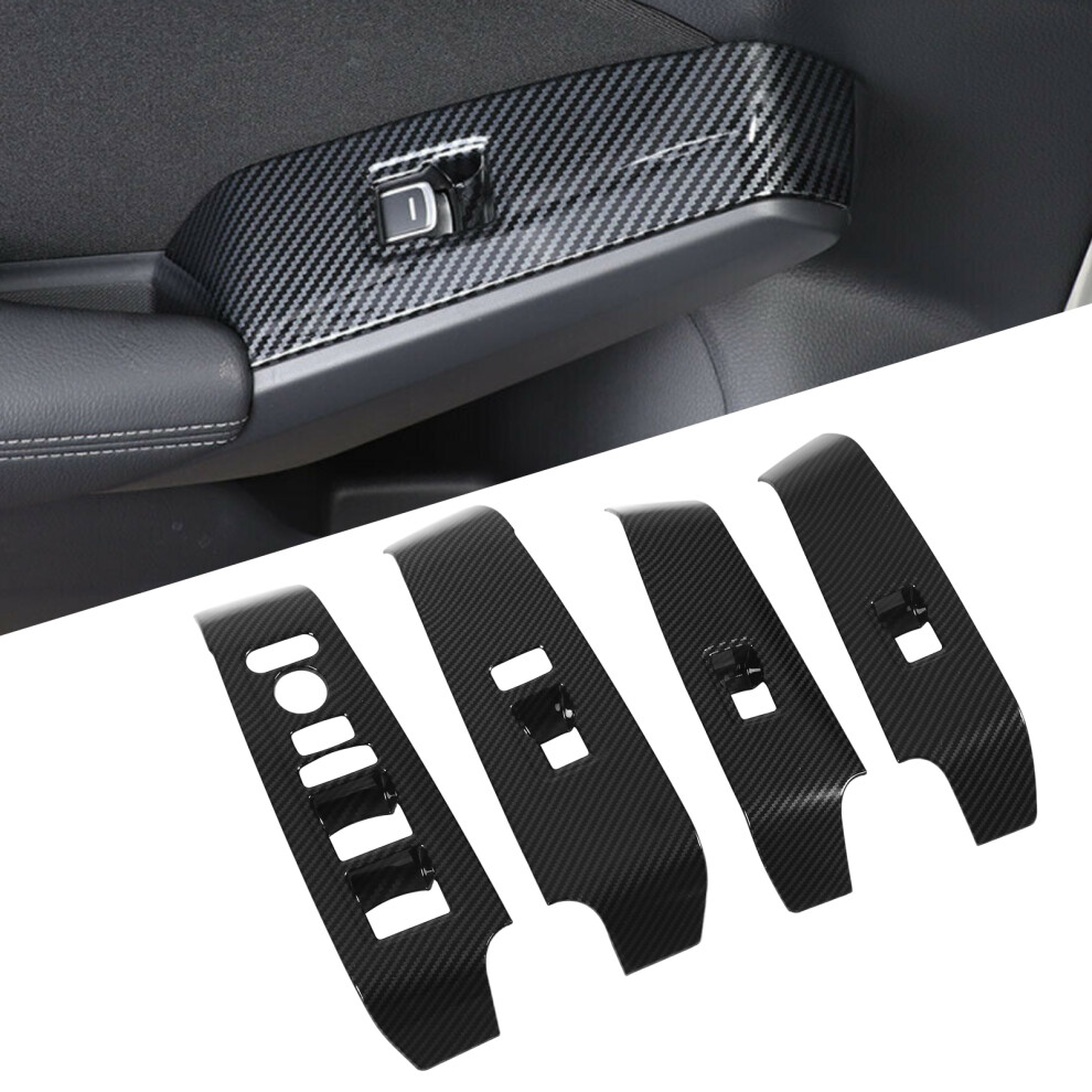Car Window Lift Switch Panel Cover For Civic 11Th 2022 Lhd Carbon Fiber 7901376093241