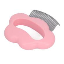 Peigne massant en coquillage pour le toilettage des animaux, brosse douce pour l'élimination des poils morts, avec un design ergonomique et