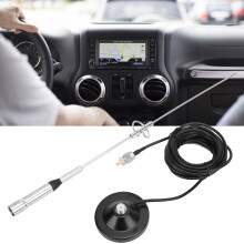 Kit antenna a ventosa per auto VHF/UHF, 5m SMA femmina 150W
