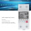 Protector di tensione 230V 63A WIFI Sovra/Undervoltaggio con telecomando 6