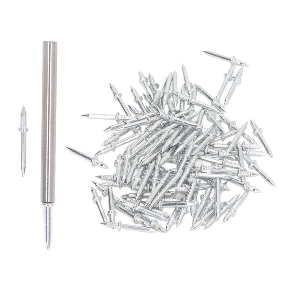 Nail-Specific Sleeve Tool For Double-Head Nails, High Quality Carbon Steel Seamless Fasteners, Invisible Screws For Skirting Boards, Rust Resistant 9173940745667