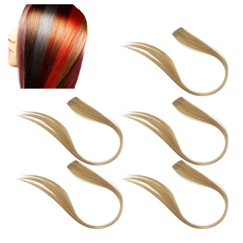 Flaxen Straight Hair Extensions - 5pcs Clip in for Easy Hair Care