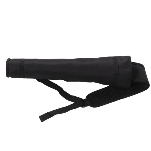 Large Capacity Black Arrow Quiver, Polyester, Adjustable Strap, Outdoor 49.5cm