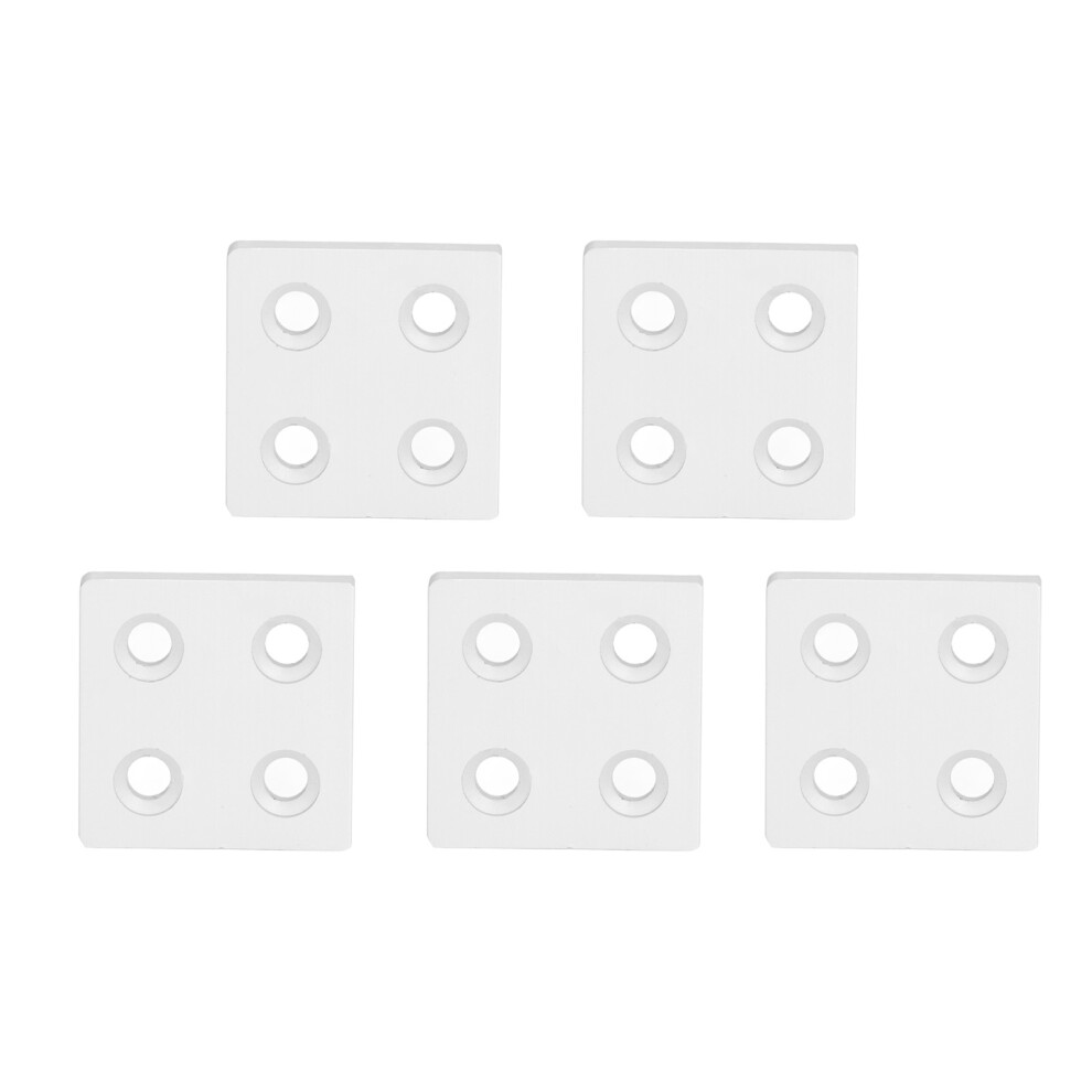 5Pcs Aluminium Profil End Kappe Legierung Metall