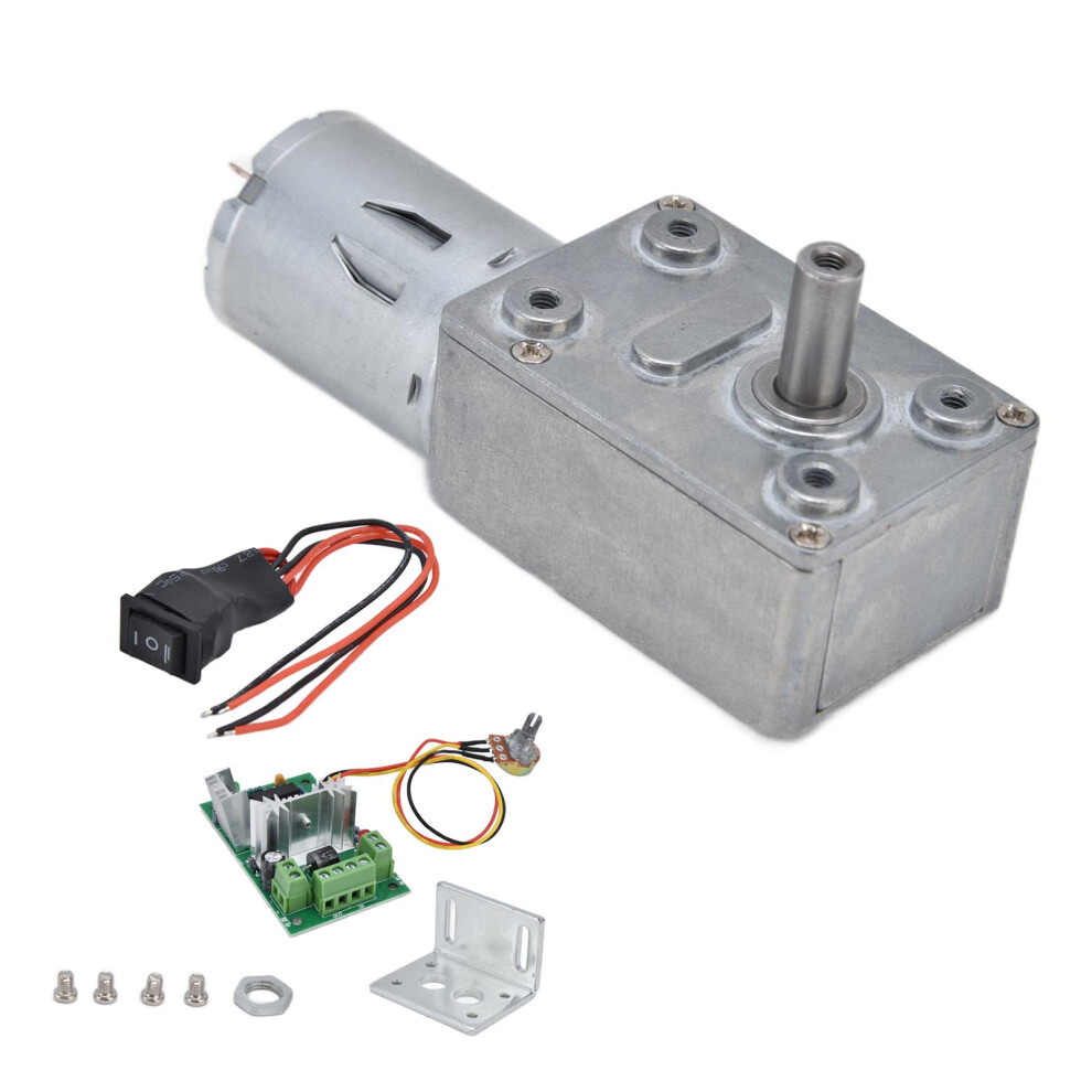 6V 150Rpm Dc Turbo Worm Geared Motor With Governing Function Jgy370 8761382405235