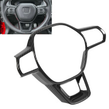 Funda de volante de fibra de carbono para Civic 2022 LHD