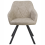 Beliani Set of 2 Dining Chairs MONEE Fabric Beige 3
