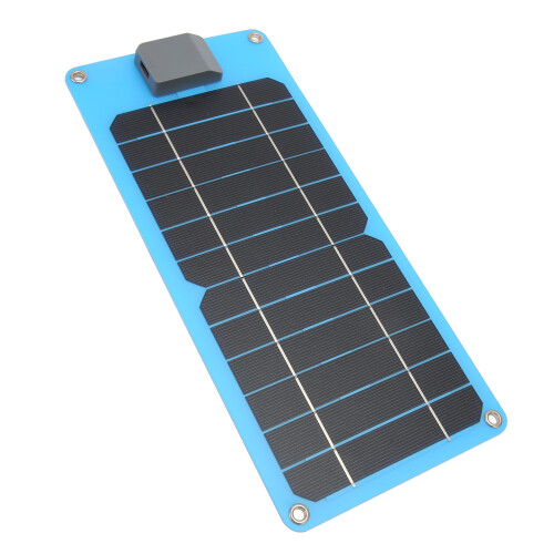 Compact Solar Panel Charger With USB Output Efficient Monocrystalline Cells High Efficiency Conversion Durable Weatherproof Design For Hikers Campers 1