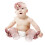 1Ensemble Bandeau Bébé Rose Coton 8