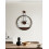 Beliani Wall Clock TAUGON Metal Black 2