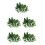 200Pcs Green Plastic Mini Trees for Diorama Model Scenery 9