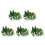 200Pcs Green Plastic Mini Trees for Diorama Model Scenery 7