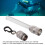 Underwater Waterproof Diving Flashlight 480mAh Orange 51g 4