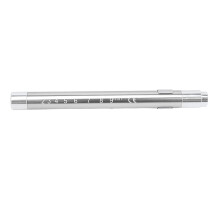 White LED Penlight, Aluminum Alloy Medical Pen Light, Silver