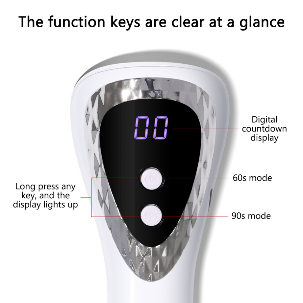 Light Mini Handheld Wireless Nail Uv Led Nail Dryer Portable Rechargeable