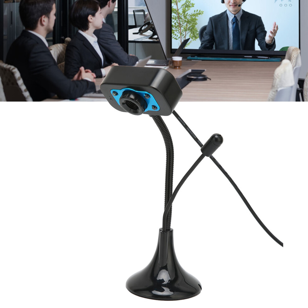 High Definition Usb Webcam With Manual Focus Led Fill & Microphone Light 3021376102690