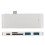 Universal Plug And Play USB C Hub5In1, Κομψός Σχεδιασμός Αλουμινίου με 2 Θύρες USB3.0 και Αναγνώστες SD 1
