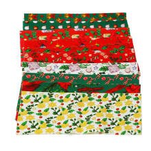 10pcs Christmas Cotton Fabric 50x50cm Multi Colors DIY Sewing Craft
