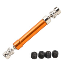 Drive Shaft for RC Crawler Car, Upgrade Parts for 1/10 Scale Off-Road Model Car with Adjustable Length 100-145mm, Hex Drive Shaft Made of High Quality