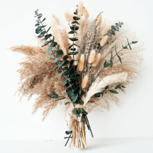 Long-lasting Décor with DIY Home Décor Potential, Dried Flower Arrangements Featuring Lavender Pampas Grass Eucalyptus, Rustic Dried Flower Bouquet