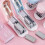 τεμάχια μίνι αισθητικά επιτραπέζια συρραπτικά, σετ χαρτικών συρραπτικών που 2