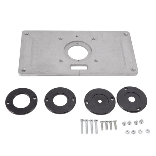 Precision Router Table Insert, Align Router with Center Hole Accuracy, Easy to Install System for Stable Woodworking Setups, More Versatile
