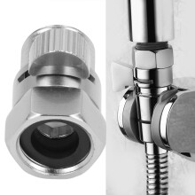 Brass G1/2 Shower Head Valve Silver Water Control for Bathroom