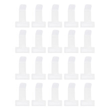 40 Pcs Transparent Plastic Car Parking Ticket Holder Clips For Windscreen