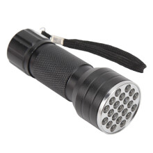 Torcia a luce nera con 21 LED | Rilevatore di urine per animali, dimensioni 9,7x3,6 cm