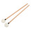 Black 2Pcs Drum Mallet Set: Soft Felt Head & Durable Maple Handle 1