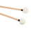 Black 2Pcs Drum Mallet Set: Soft Felt Head & Durable Maple Handle 8